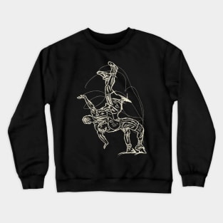 Wrestling In Action Crewneck Sweatshirt